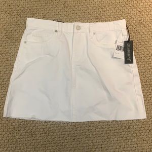 BLANK NYC White Denim Skirt